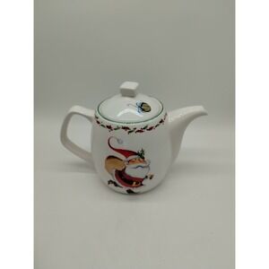 Blitzen And Co Christmas Visions Porcelain Teapot